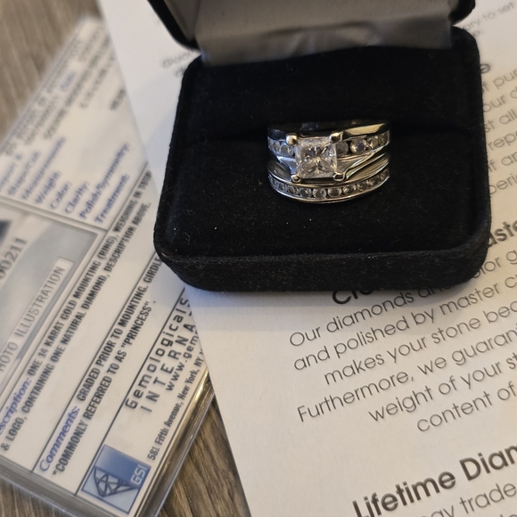 Bridal / Wedding Ring Set - 3 carats - Picture 9 of 9